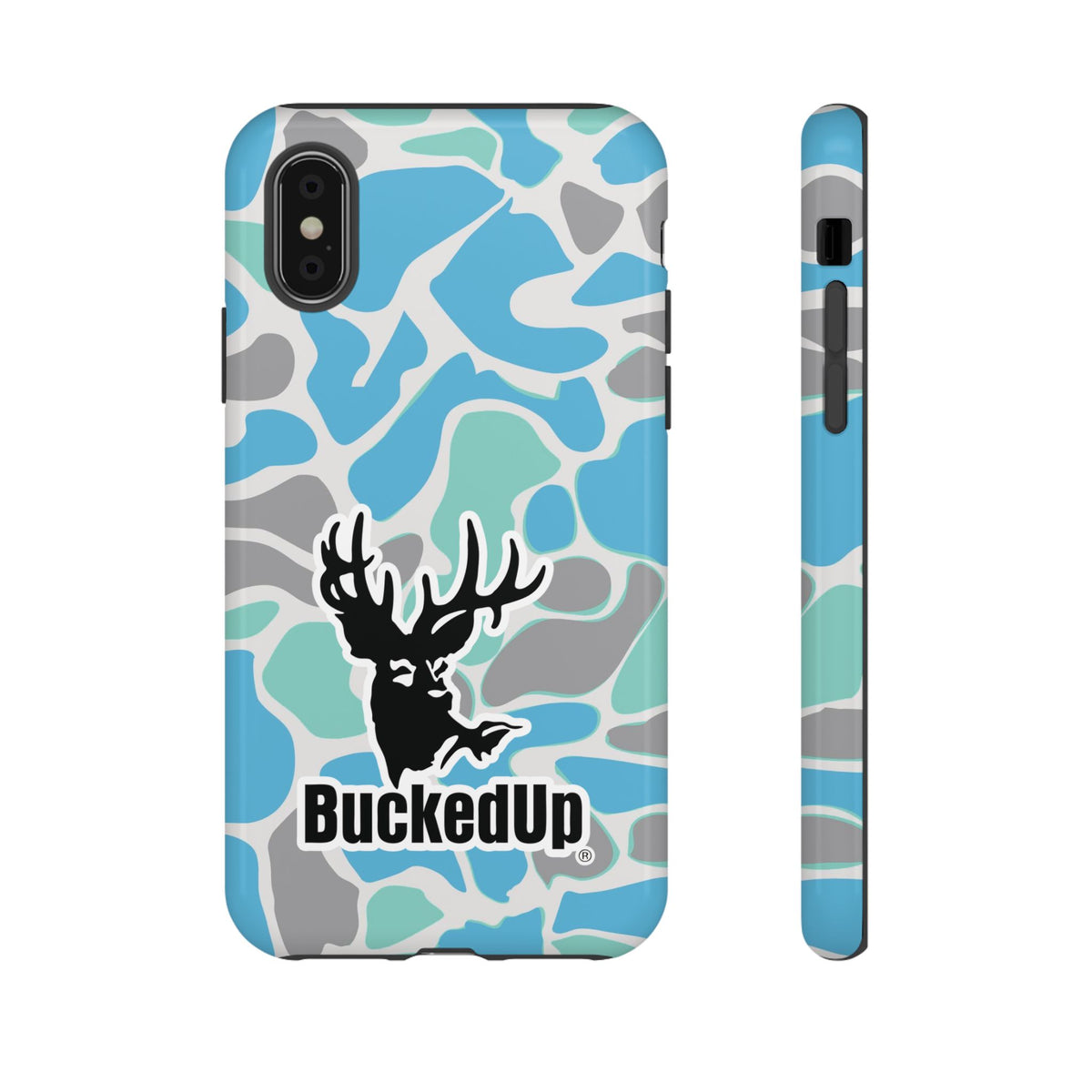 Duck Teal Camo Tough Phone Cases