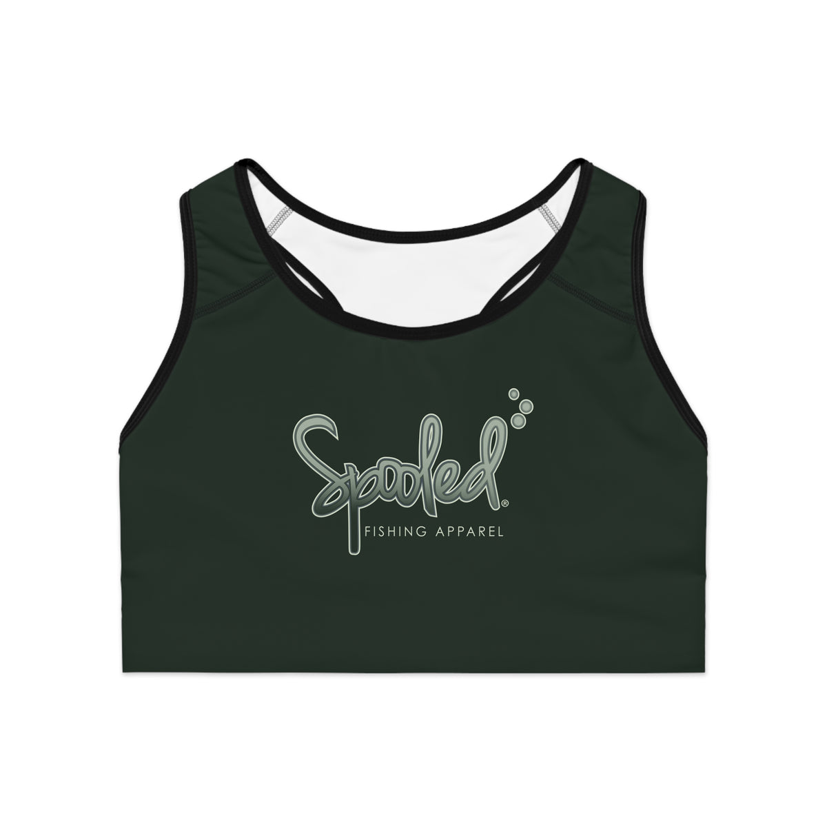 Emerald Spooled Sports Bra