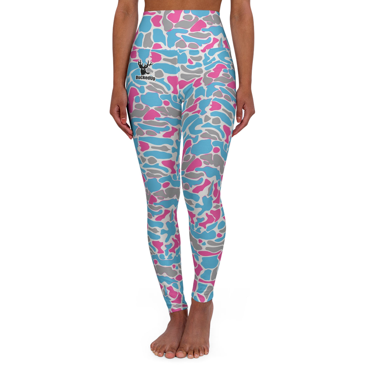 Girly Duck Camo with Classic BuckedUp® Logo Leggings