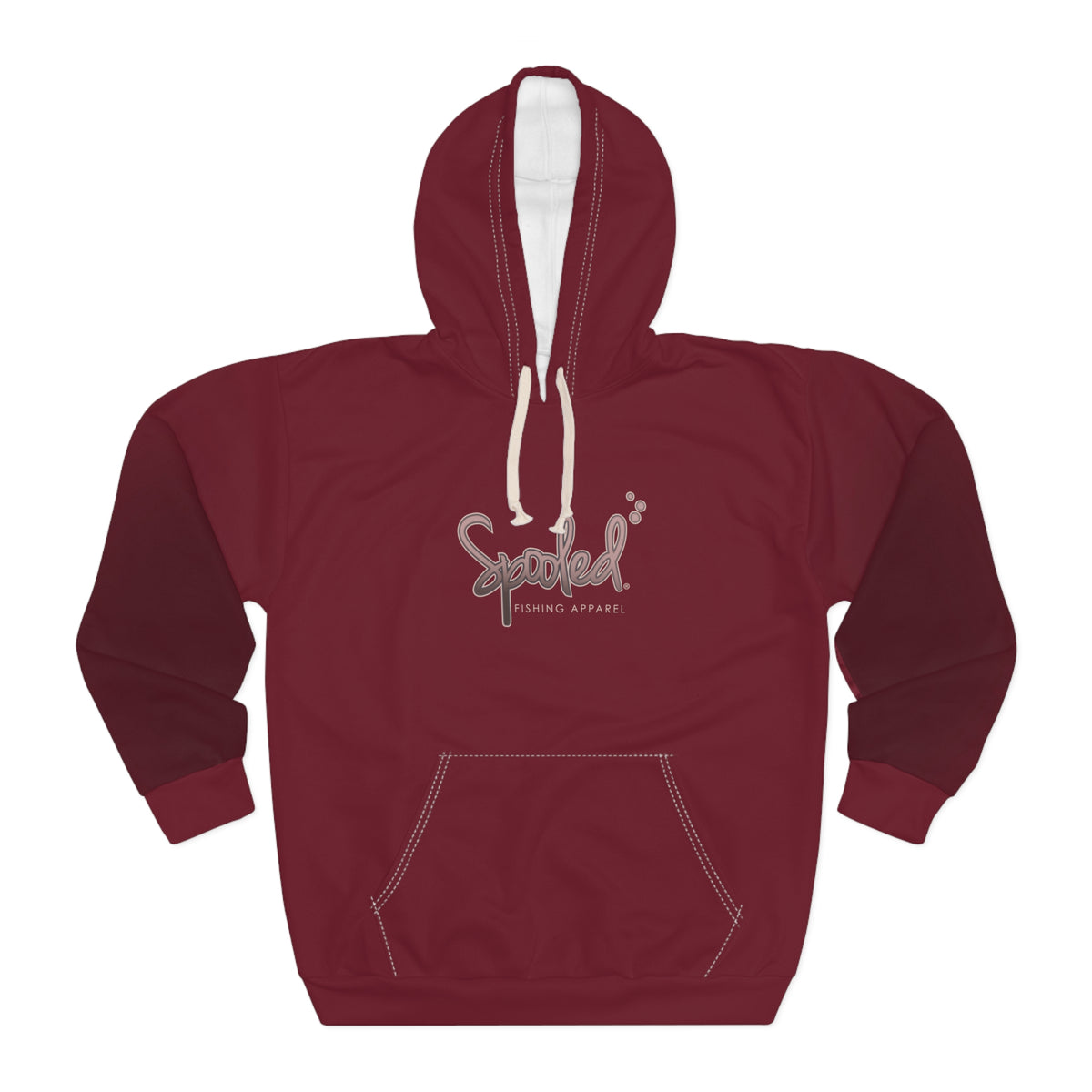 Rustic Redfish Spooled Pullover Hoodie - Stylish & Comfortable Fishing Apparel