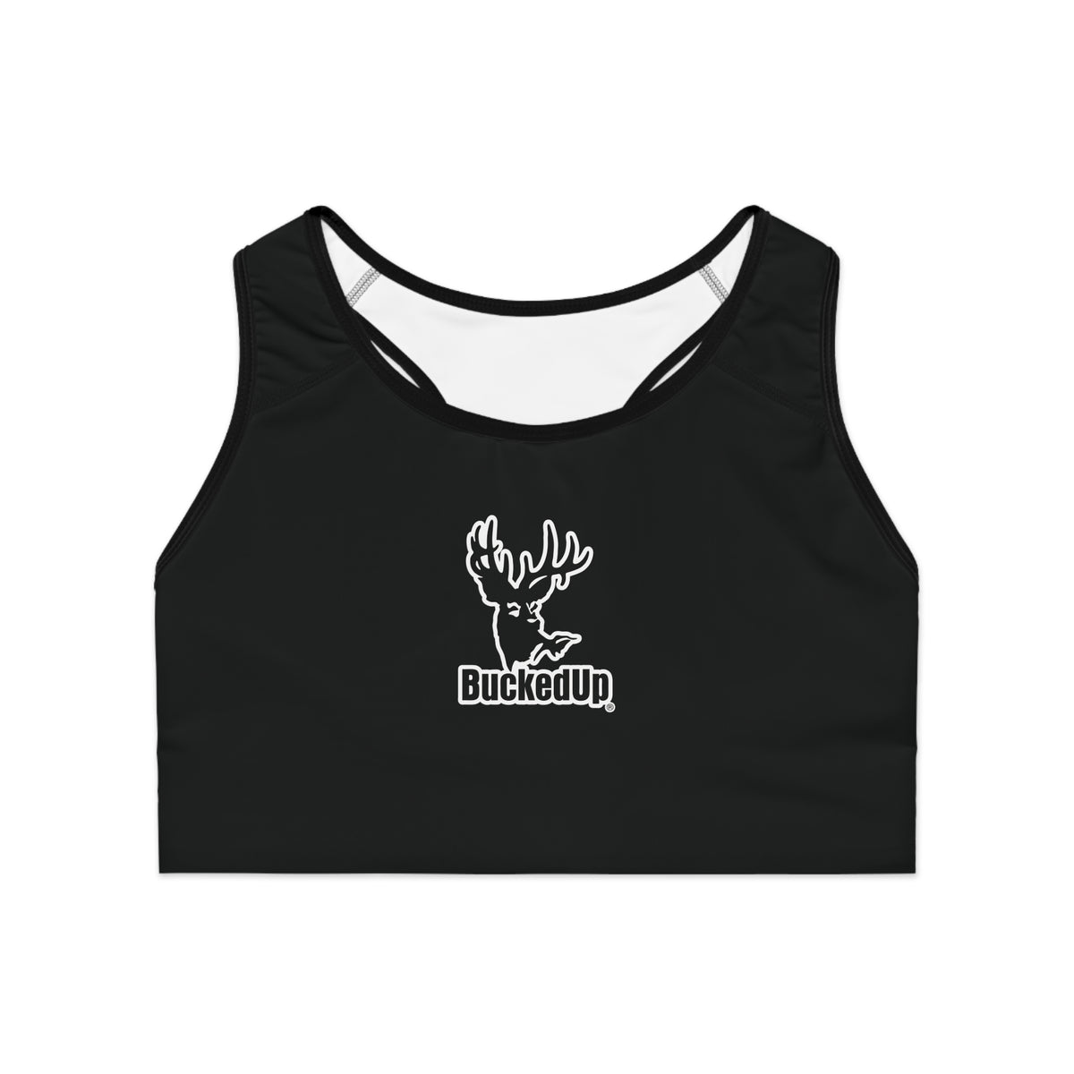 Black BuckedUp Sports Bra