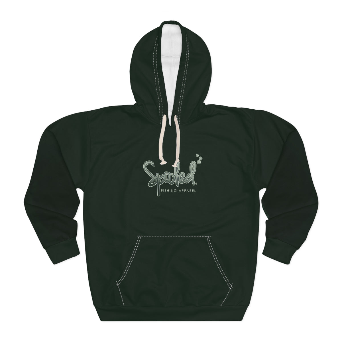 Emerald Bass Spooled Pullover Hoodie - Stylish & Comfortable Fishing Apparel