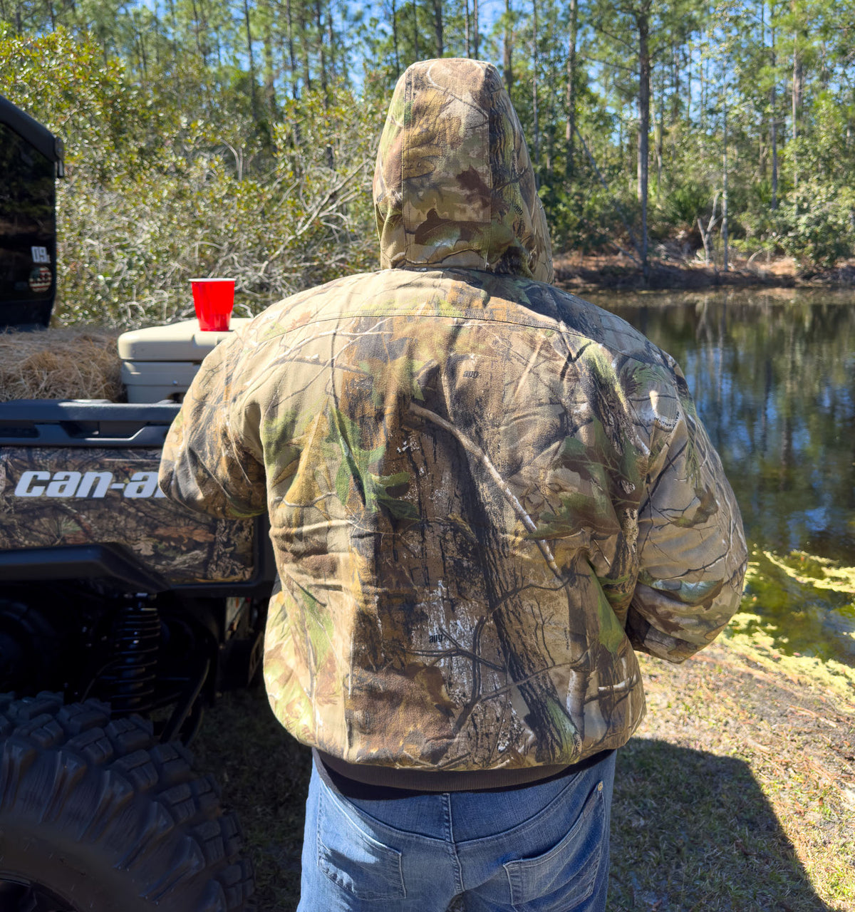 BuckedUp® Realtree APG Camo Bomber Jacket - BuckedUp Apparel