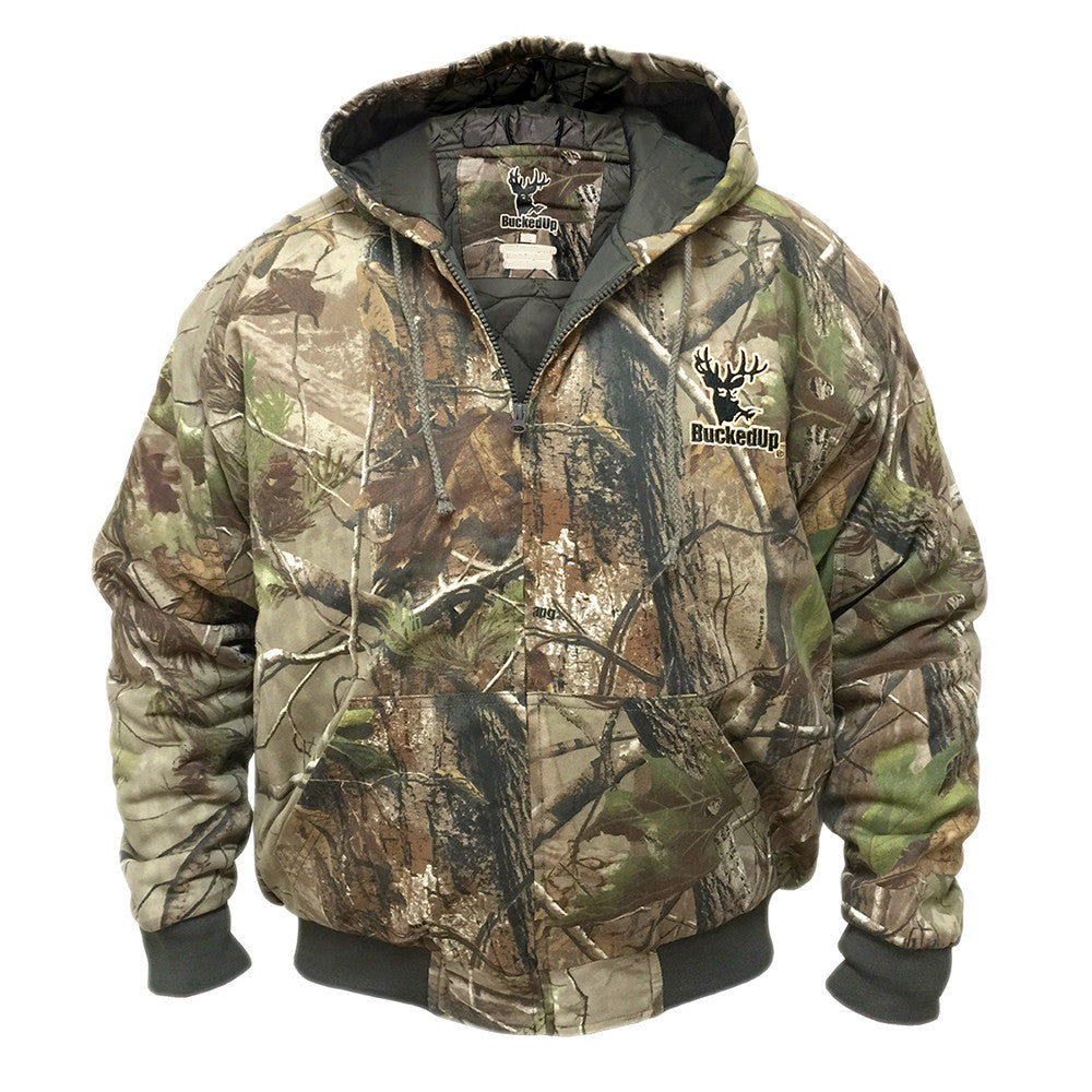 BuckedUp® Realtree APG Camo Bomber Jacket - BuckedUp Apparel