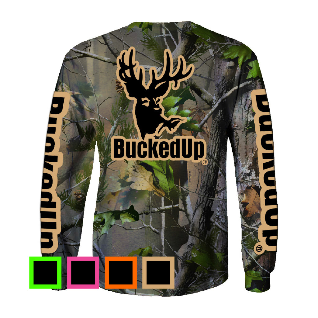 Long Sleeve Realtree APG Camo with Classic BuckedUp® Logo - BuckedUp Apparel