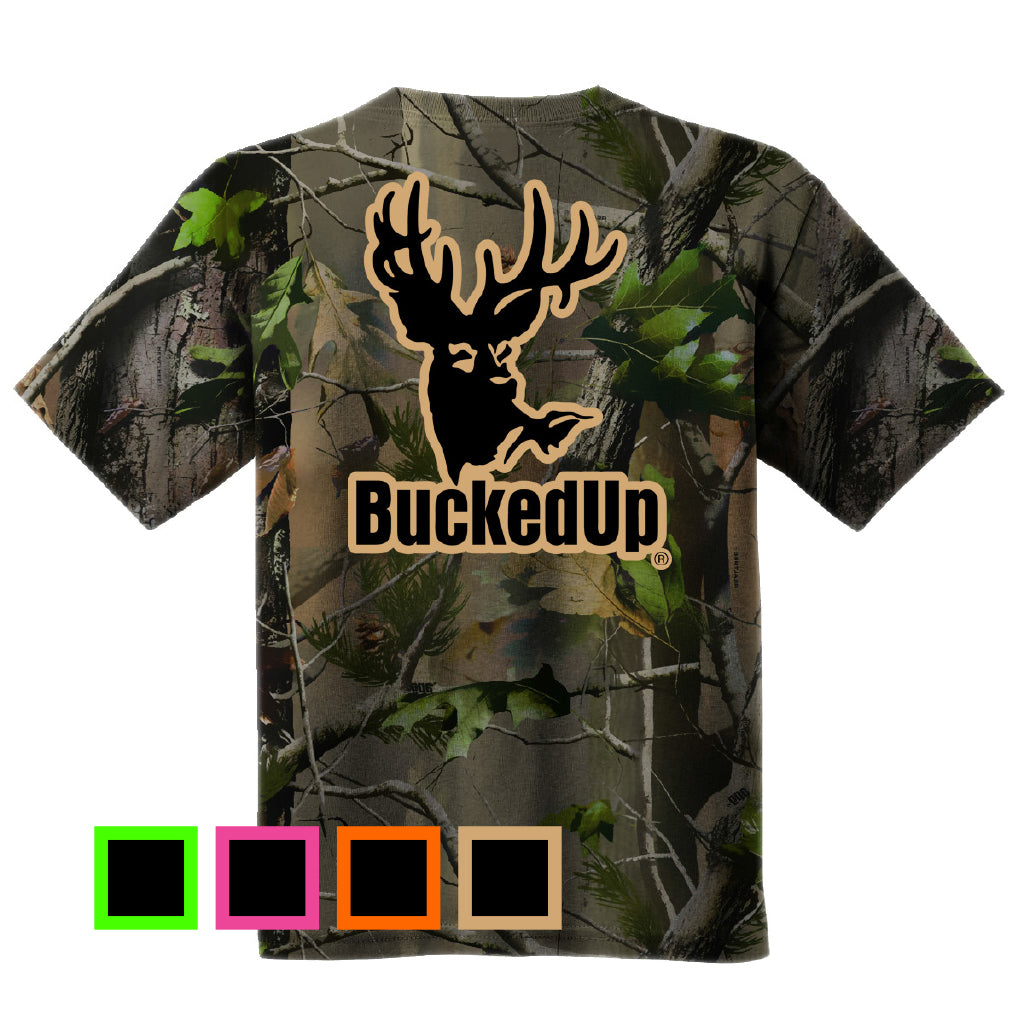 Short Sleeve Realtree APG Camo with Classic BuckedUp® Logo - BuckedUp Apparel