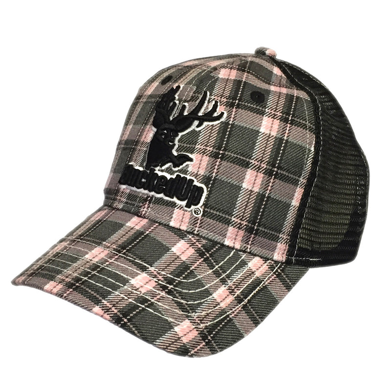 Plaid Mesh Hat - BuckedUp Apparel