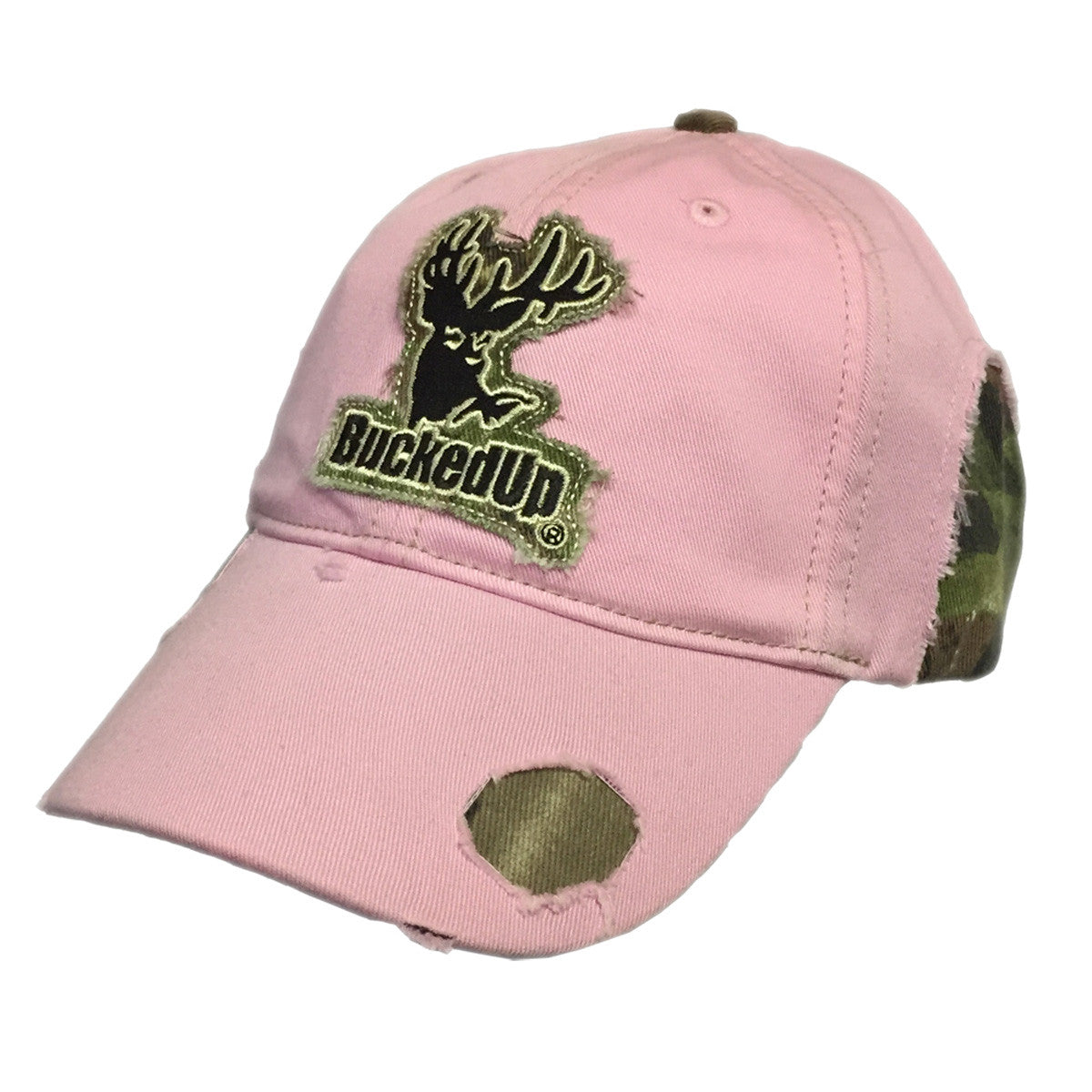 BuckedUp® Girlie Destroyed Hat - BuckedUp Apparel