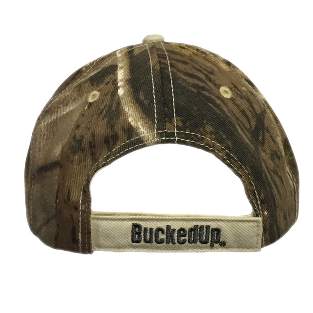 Destroyed Visor Camo Strapback Cap