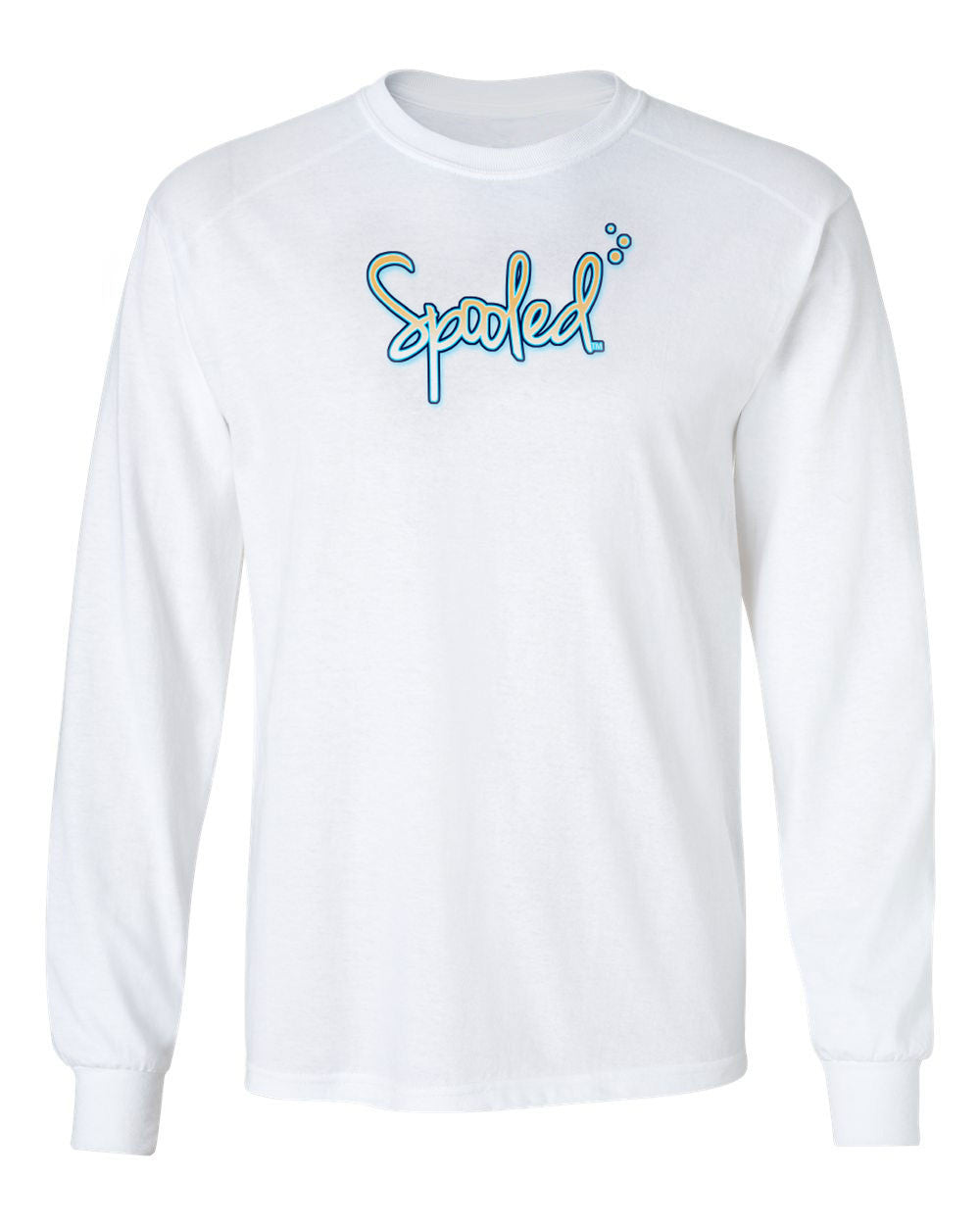 Performance Long Sleeve White with Spooled Redfish SPF-30 - BuckedUp Apparel