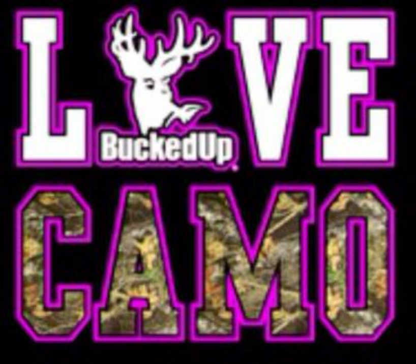 LOVE CAMO Decal - BuckedUp Apparel