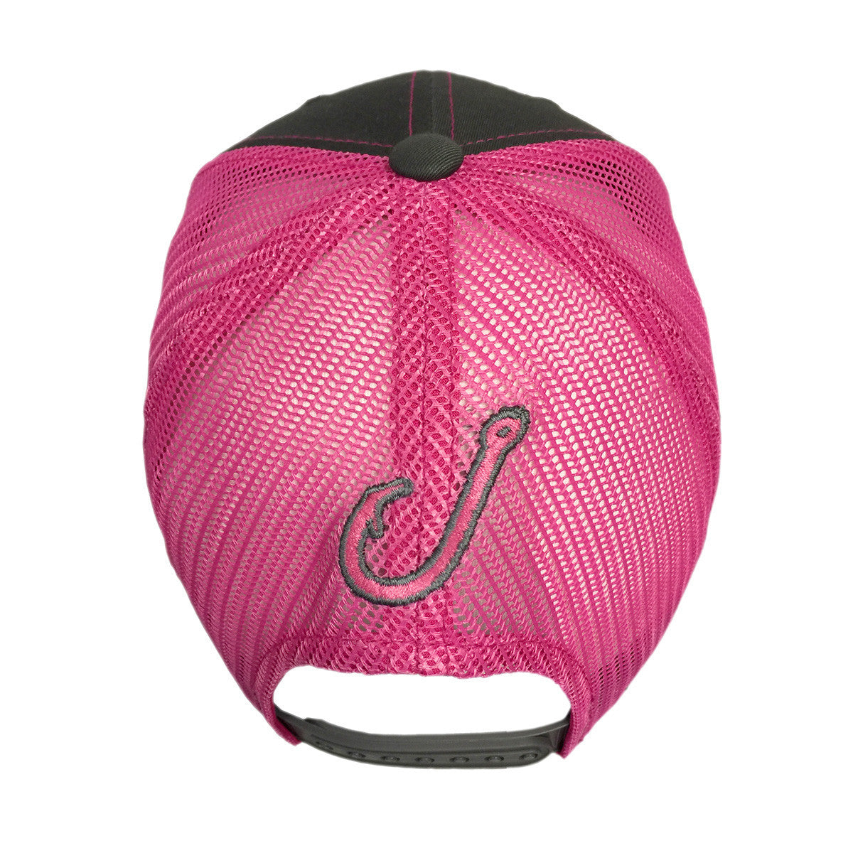 Spooled Grey with Pink Mesh Snapback - BuckedUp Apparel