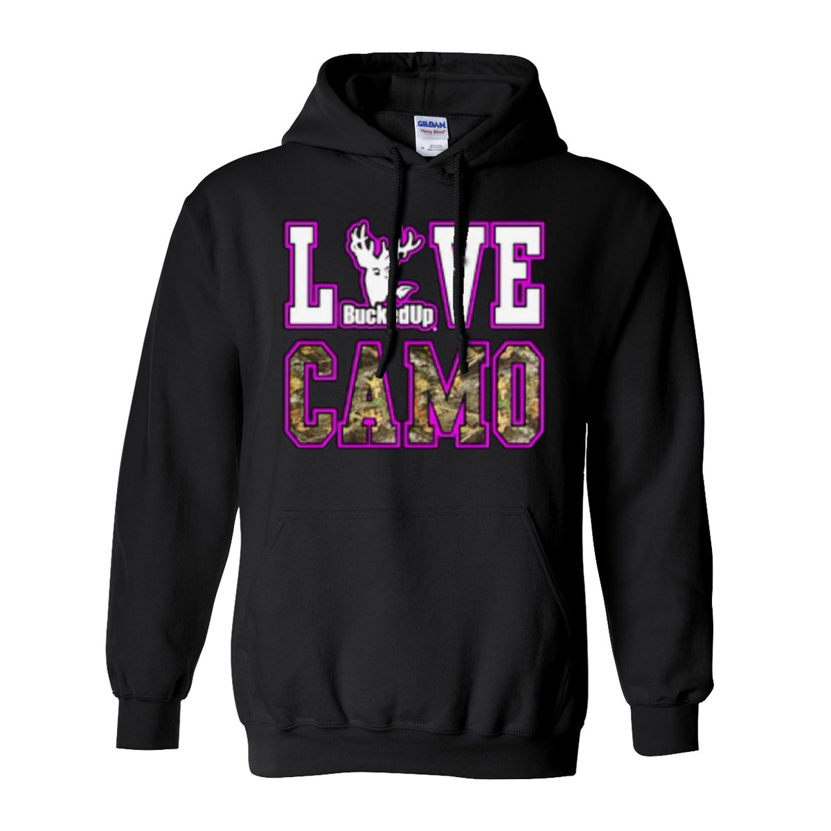 "LOVE CAMO" Hoodie - BuckedUp Apparel