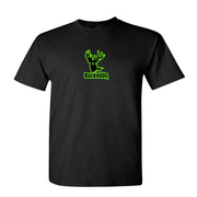 Short Sleeve Black with Green BuckedUp® Logo
