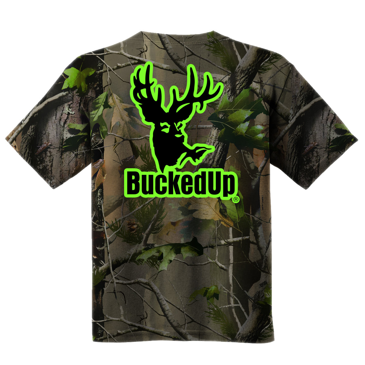 Short Sleeve Realtree APG Camo with Classic BuckedUp® Logo - BuckedUp Apparel