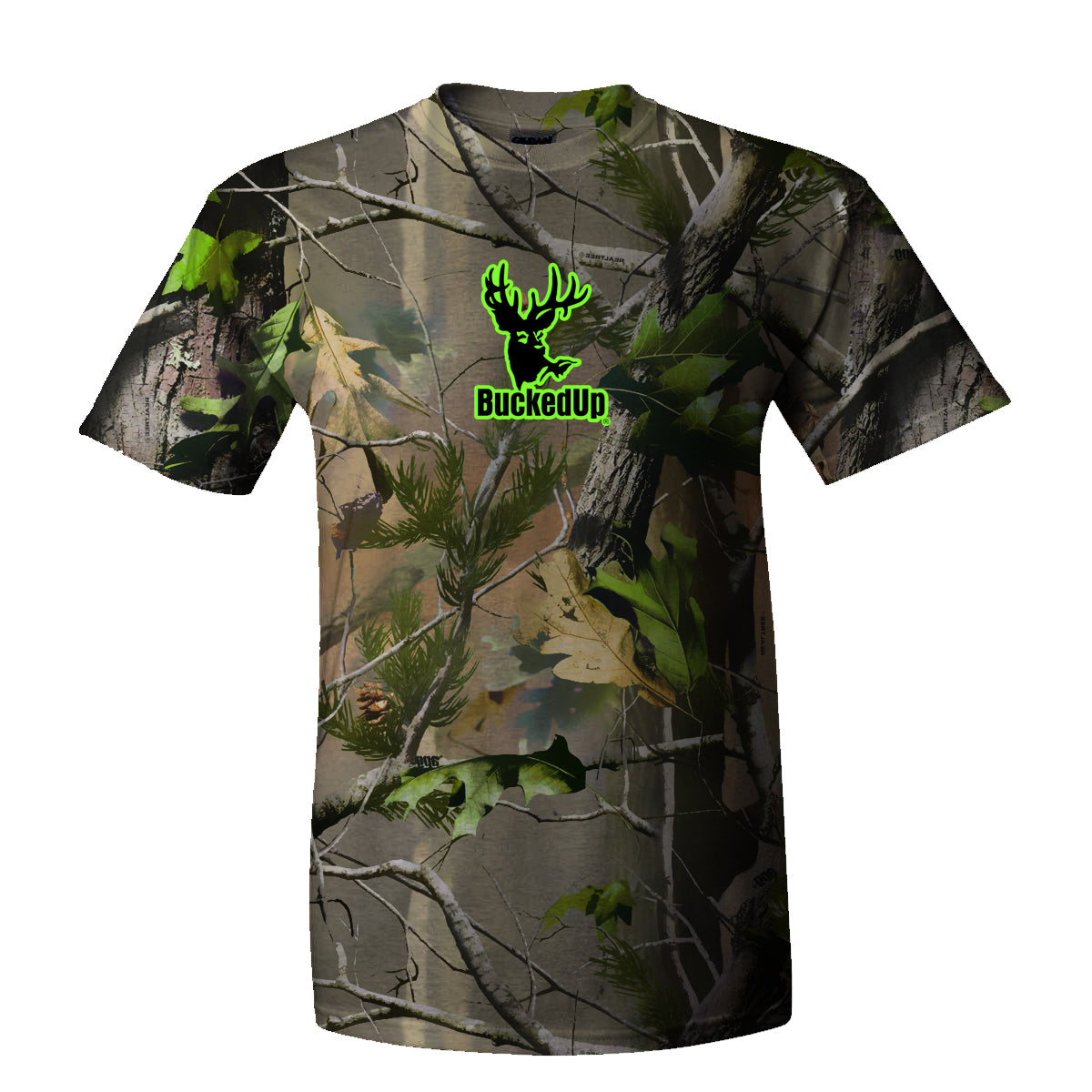 Short Sleeve Realtree APG Camo with Classic BuckedUp® Logo - BuckedUp Apparel