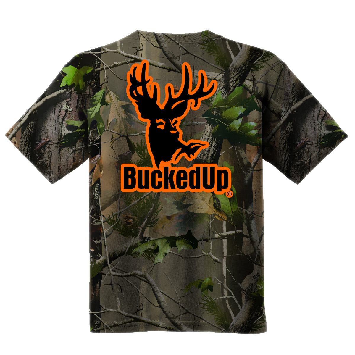 Short Sleeve Realtree APG Camo with Classic BuckedUp® Logo - BuckedUp Apparel