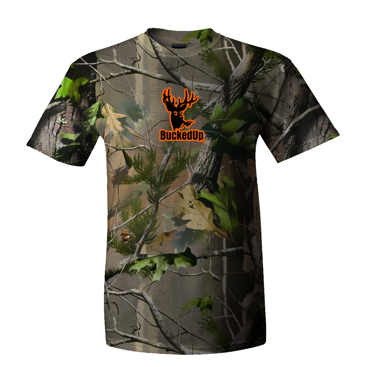 Short Sleeve Realtree APG Camo with Classic BuckedUp® Logo - BuckedUp Apparel