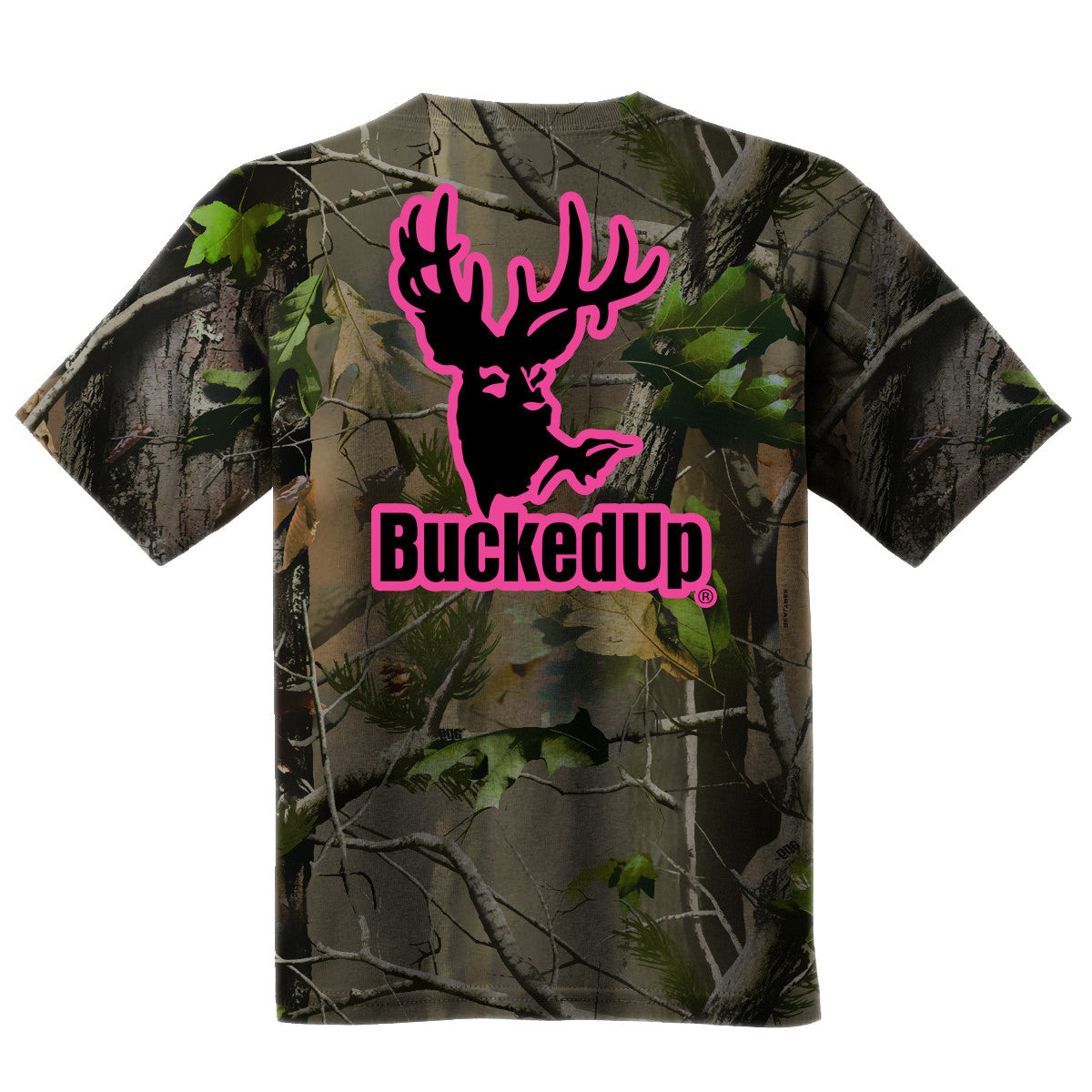 Short Sleeve Realtree APG Camo with Classic BuckedUp® Logo - BuckedUp Apparel