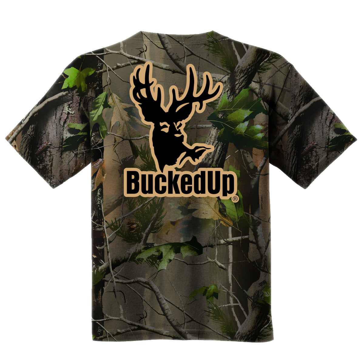 Short Sleeve Realtree APG Camo with Classic BuckedUp® Logo - BuckedUp Apparel