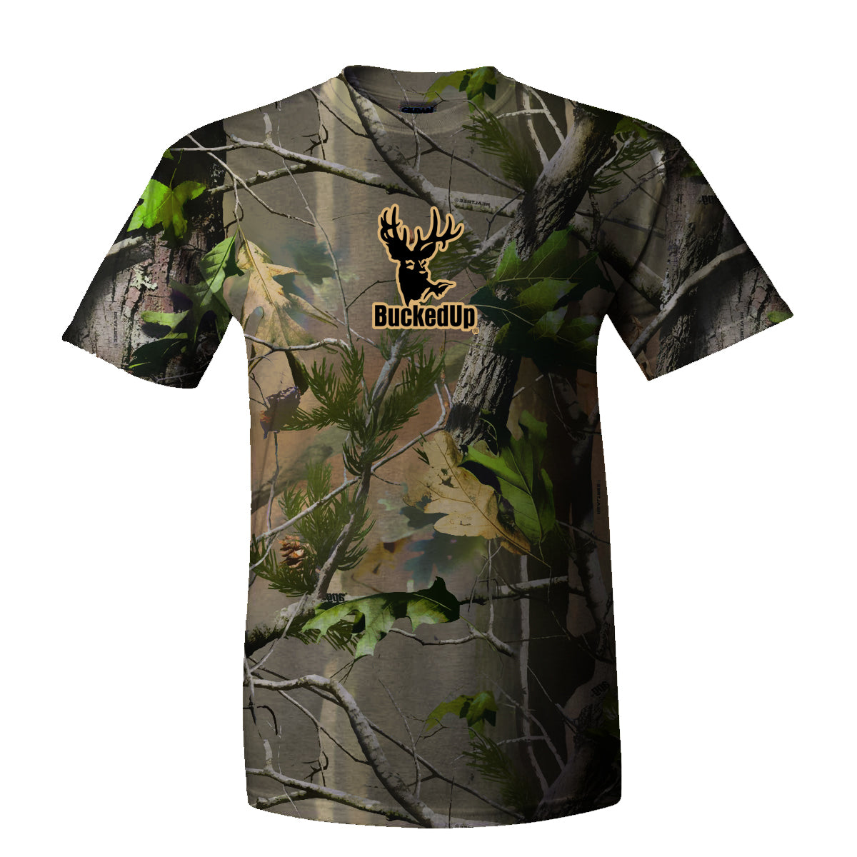 Short Sleeve Realtree APG Camo with Classic BuckedUp® Logo - BuckedUp Apparel
