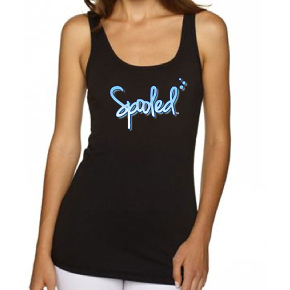 Spooled Tank with Blue Logo - BuckedUp Apparel