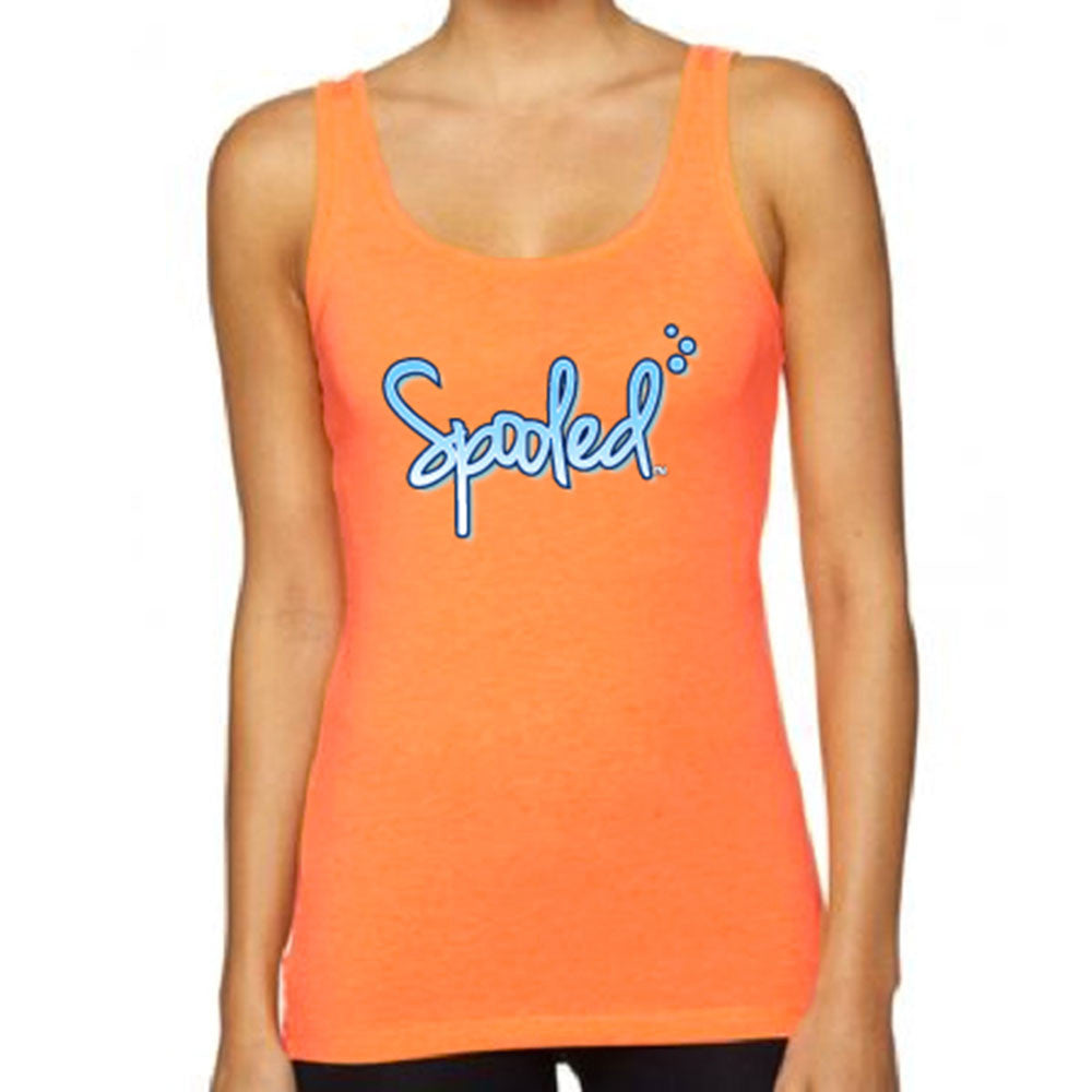 Spooled Tank with Blue Logo - BuckedUp Apparel