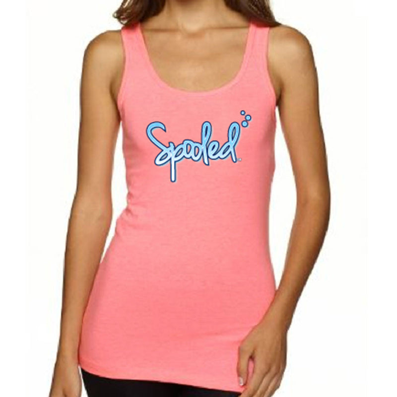 Spooled Tank with Blue Logo - BuckedUp Apparel