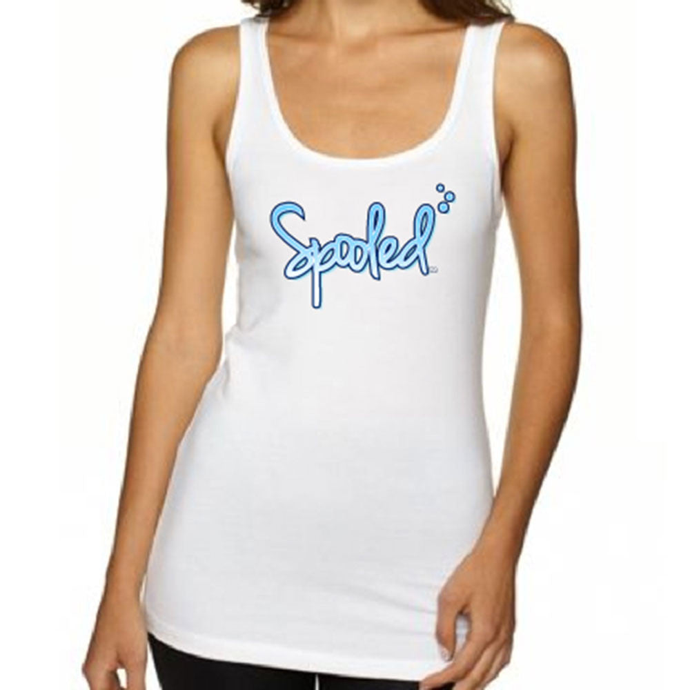 Spooled Tank with Blue Logo - BuckedUp Apparel