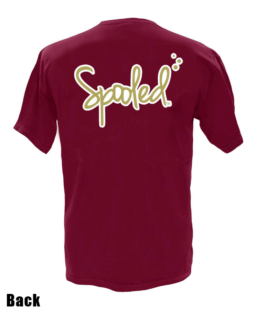 Short Sleeve Spooled Garnet and Gold - BuckedUp Apparel