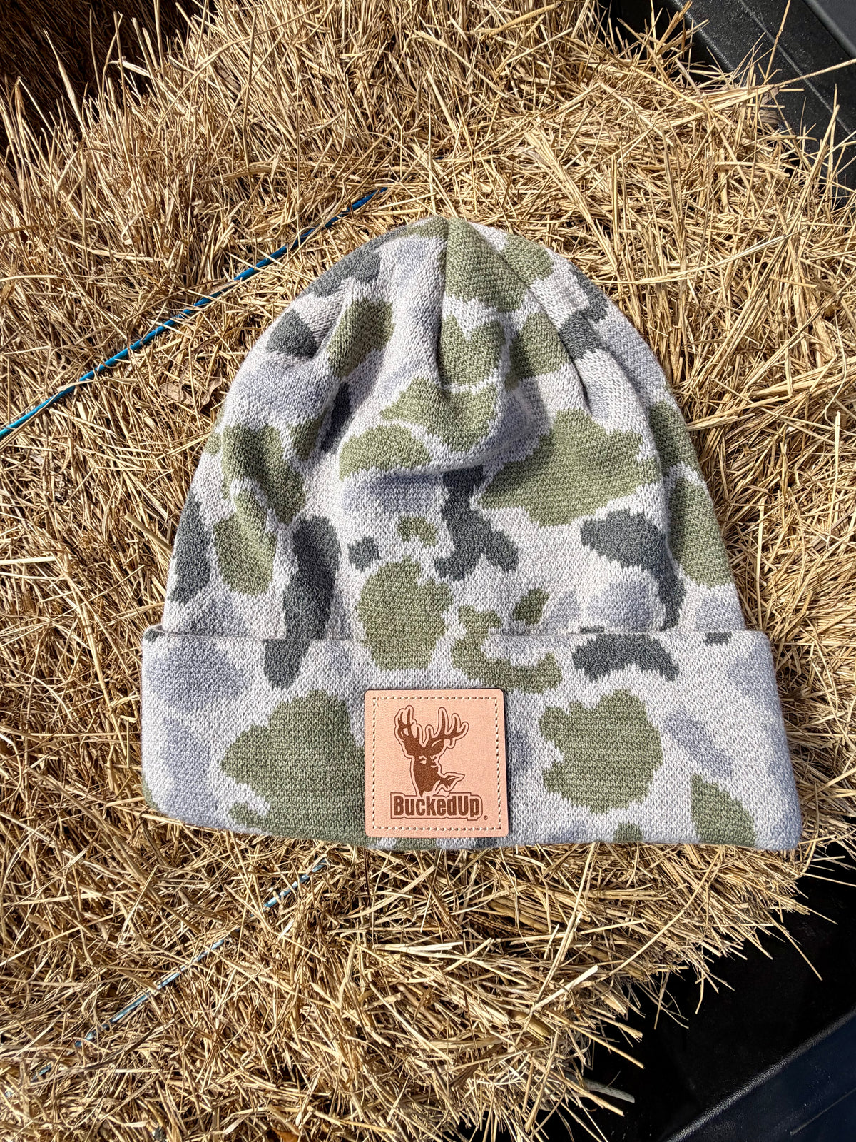 Richardson Green Duck Camo BuckedUp® Patch Beanie - BuckedUp Apparel