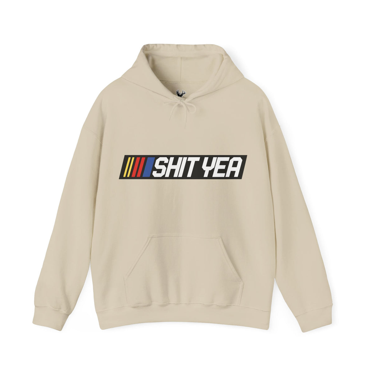 BuckedUp® "Shit Yea" in White Letters Pullover Hoodie - BuckedUp Apparel