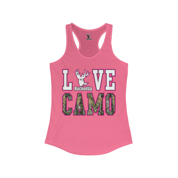 LOVE CAMO Women's Ideal Racerback Tank