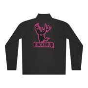 BuckedUp® Pink Quarter-Zip Pullover