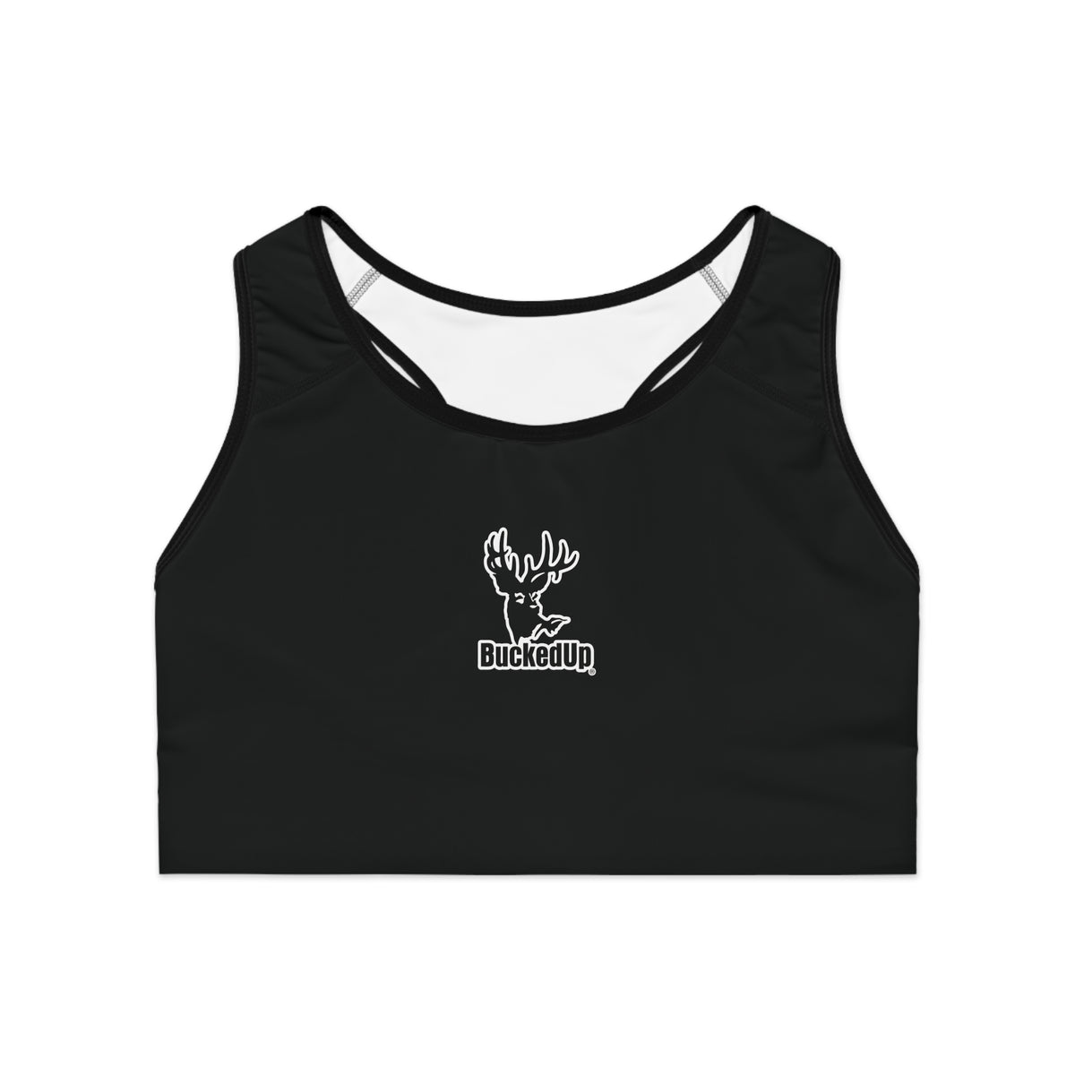 Black BuckedUp Sports Bra