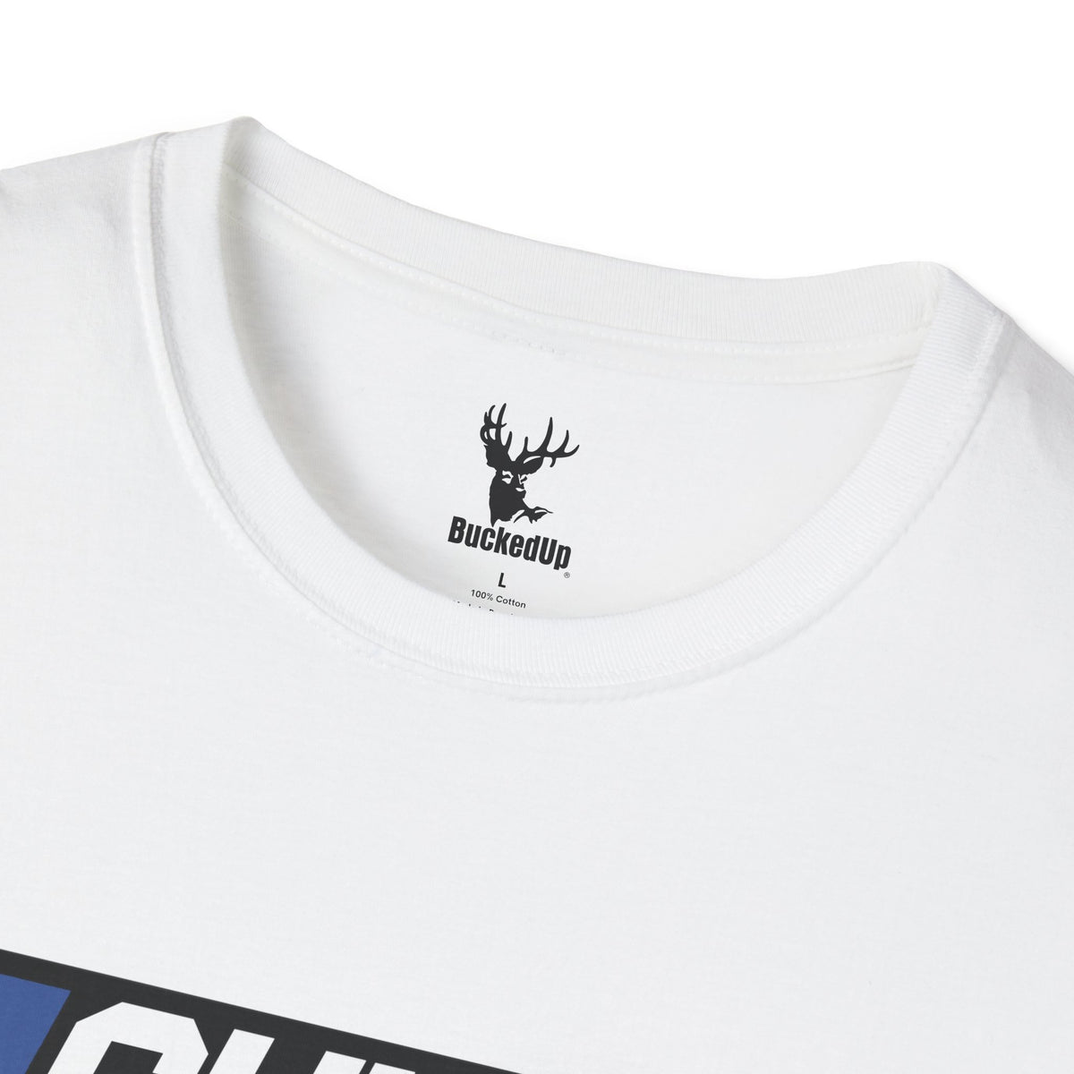 Short Sleeve BuckedUp® "Shit Yea" in White Letters Softstyle T-Shirt - BuckedUp Apparel