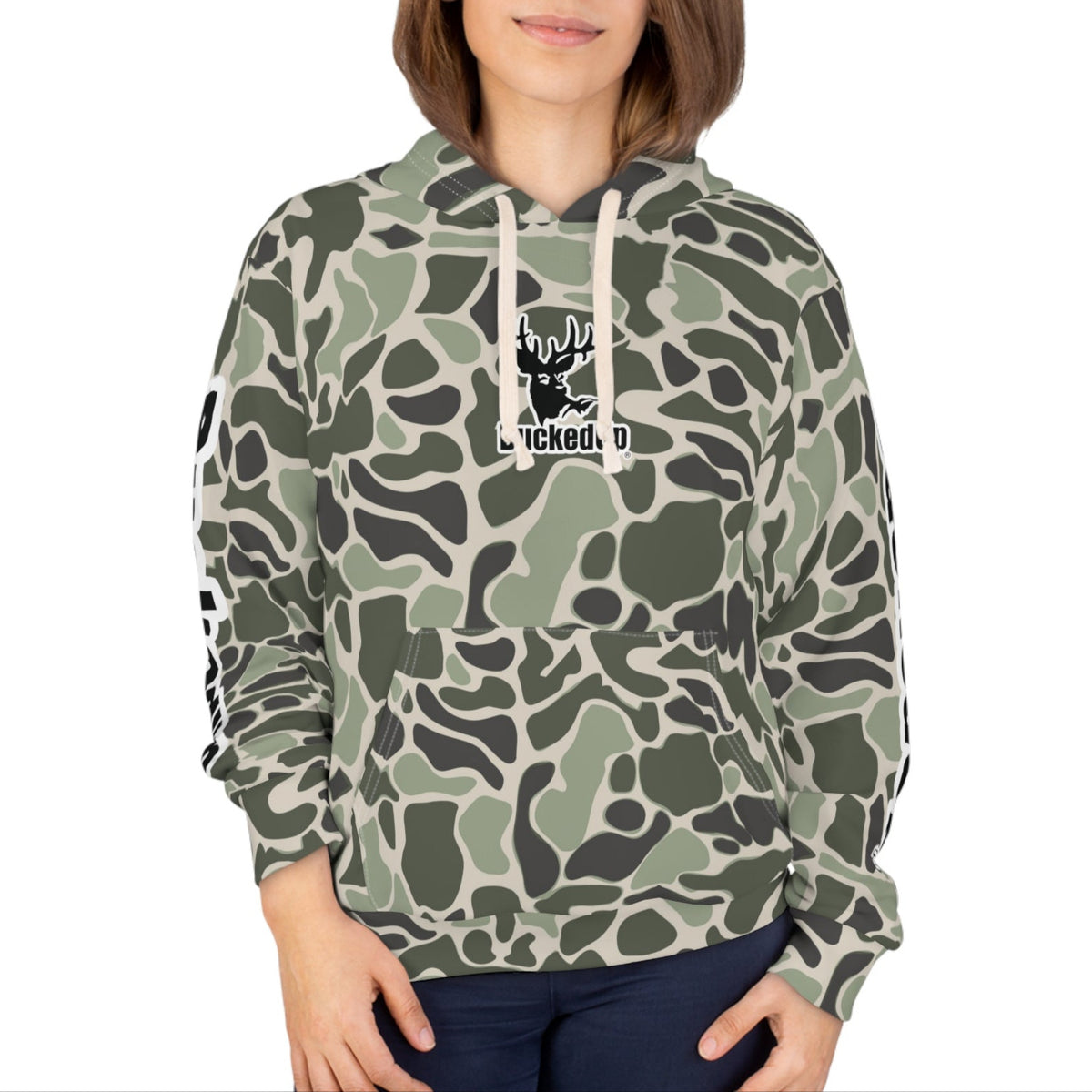 Swamp Duck Camo BuckedUp Pullover Hoodie