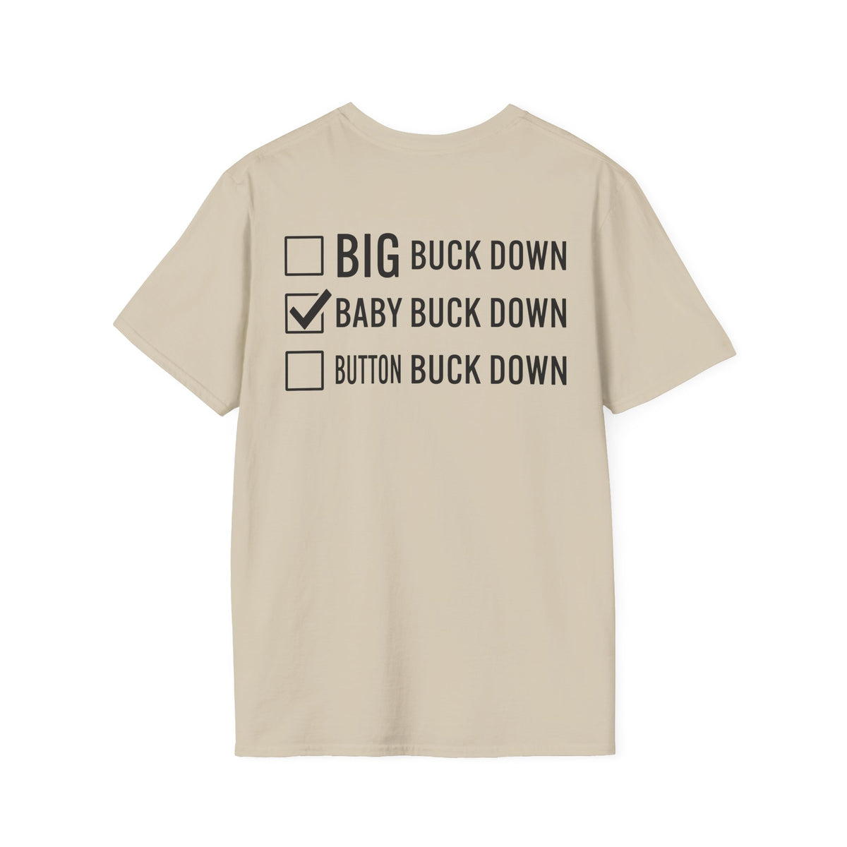 Short Sleeve BuckedUp® Baby Buck Down Softstyle T-Shirt