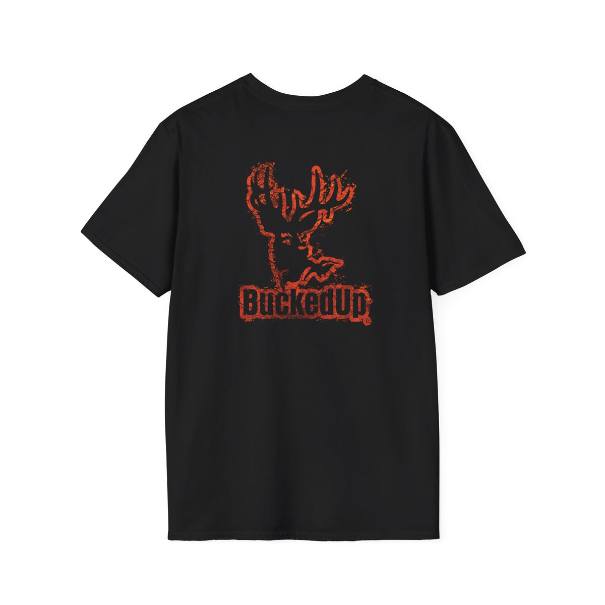 Short Sleeve Black with Georgia Clay BuckedUp® Logo
