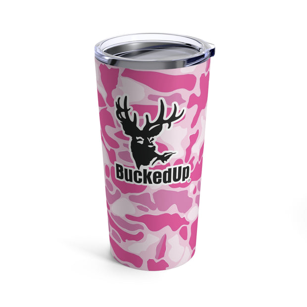 Pink Duck Camo with Classic BuckedUp® Logo Tumbler 20oz