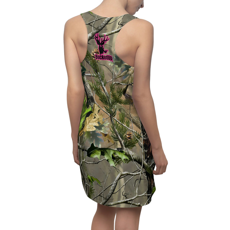 BuckedUp® Women's Cut & Sew Racerback Dress (AOP)