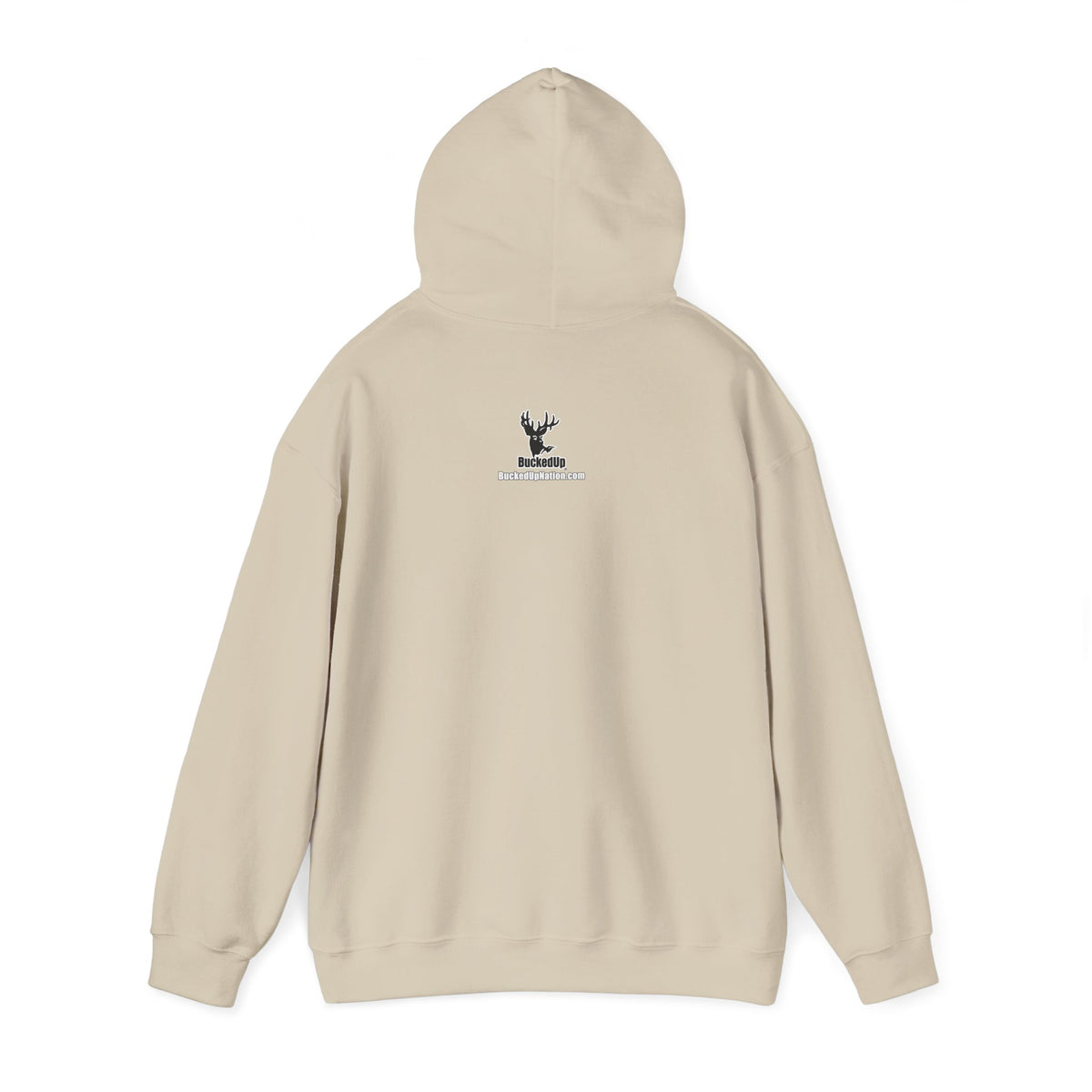 BuckedUp® "NASRACK" in White Letters Pullover Hoodie - BuckedUp Apparel