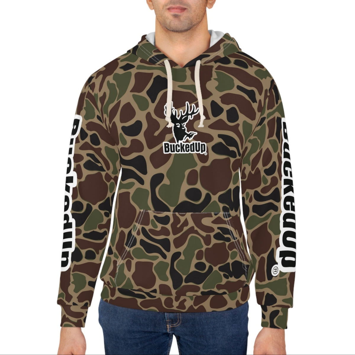 Army Duck Camo BuckedUp Pullover Hoodie