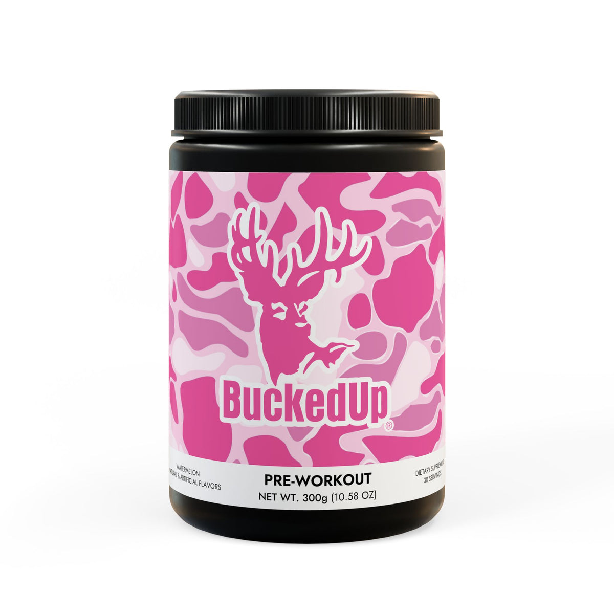 BuckedUp® Pre-Workout Supplement, Watermelon (300g, 10.58oz)