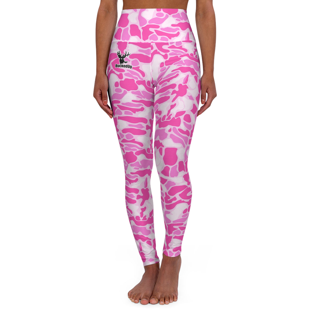 Pink Duck Camo with Classic BuckedUp® Logo Leggings