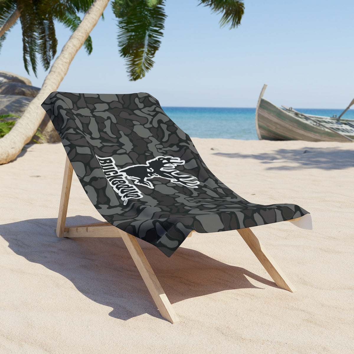 Ghost Duck Camo BuckedUp Beach Towel - Ideal for Outdoor Enthusiasts