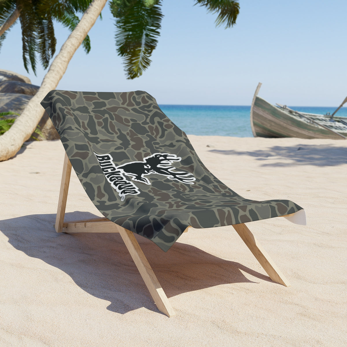 Buck Duck Camo BuckedUp Beach Towel - Ideal for Outdoor Enthusiasts