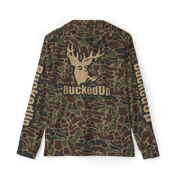 Performance Hoodie Army Duck Camo with Classic BuckedUp® Logo