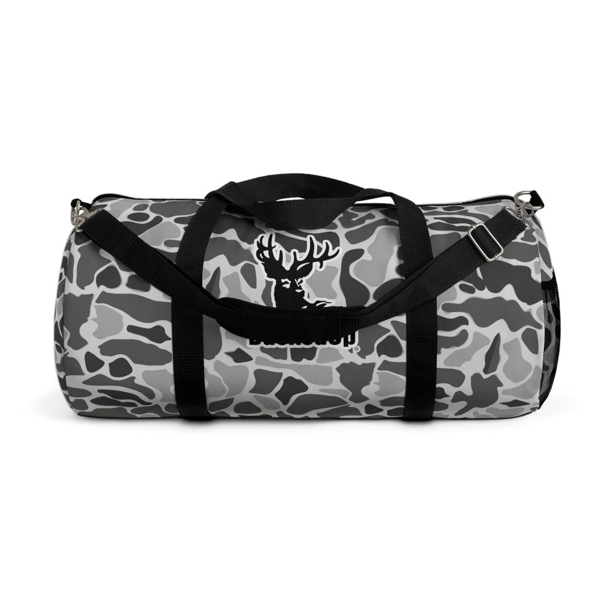 BuckedUp® Duck White Camo Duffel Bag
