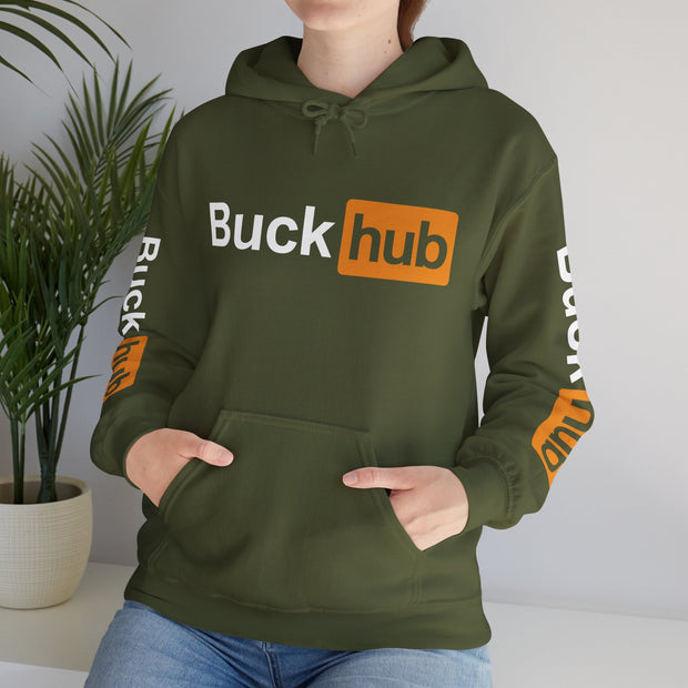 BuckedUp@ Buck Hub Heavy Blend™ Hoodie